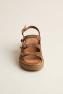 Buckle Strap Sandals - Taupe Suede-Sandals, Shoes, TFP Collection, Women’s Collection, All, Summer Shoes Sale, Summer Sandals Sale, Sales, All but outlet, Editor’s Choice, Shoes Sales, Recommended products (Seguno), Gifts 70€ & Under, The Fashion Edit, Leather Shoes, SS 2026 Collection, TFP/Estil, Sandals New & Selected, Sandals SALE, Flatform SALE