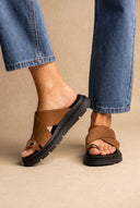 Toe Ring Flatform Sandals - Mocha-Flatform Sandals, Sandals, Shoes, TFP Collection, Women’s Collection, All, Summer Shoes Sale, Summer Sandals Sale, Sales, All but outlet, Editor’s Choice, Shoes Sales, Recommended products (Seguno), Gifts 50€ & Under, The Fashion Edit, SS 2026 Collection, TFP/Estil, Sandals New & Selected, Sandals SALE, Flatform SALE