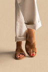Beige Suede