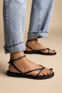 Sandals Side Strap Closure - Black Matte