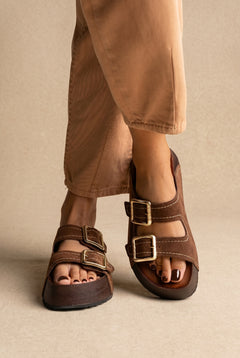 Brown Suede