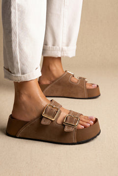 Taupe Suede