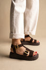 Dark Brown Suede