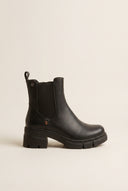 Chelsea Ankle Boots Block Heel - Black Matte