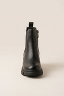 Chelsea Ankle Boots Block Heel - Black Matte
