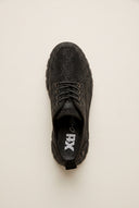 Loafers Strass Lace Up - Black