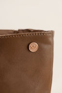 High Heel Boots Vamp Detail - Camel matte