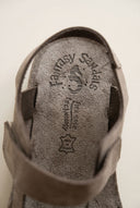 Sandals Velcro Anatomic Footbed - Taupe Suede
