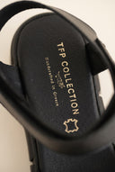 Flatform Sandals Chunky Sole - Black Matte
