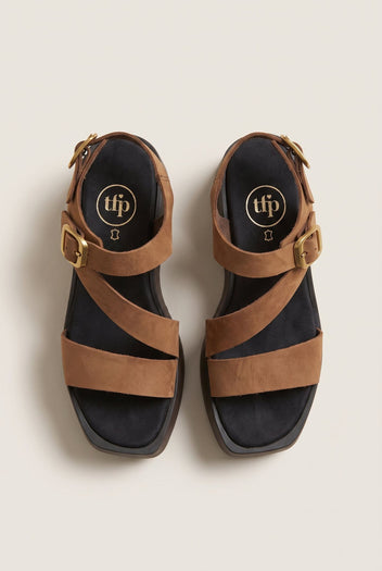 Flatform Sandals Ankle Strap - Mocha Suede-Best Sellers, Flatform Sandals, Sandals, Shoes, TFP Collection, Women’s Collection, New In Shoes, New In Sandals, All, Best Seller Shoes, Summer Shoes Sale, Summer Sandals Sale, Sales, All but outlet, Last Pieces Shoes, Editor’s Choice, Shoes Sales, Recommended products (Seguno), Gifts 50€ & Under, The Fashion Edit, Last Pieces, Leather Shoes, SS 2026 Collection, TFP/Estil, Sandals New & Selected, Sandals SALE, Flatform SALE