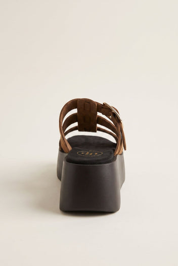 Flatform Sandals Buckle Detail - Mocha Suede-Flatform Sandals, Sandals, Shoes, TFP Collection, Women’s Collection, Slides, New In Shoes, New In Sandals, All, Summer Shoes Sale, Summer Sandals Sale, Sales, All but outlet, Editor’s Choice, Shoes Sales, Recommended products (Seguno), Gifts 50€ & Under, The Fashion Edit, Leather Shoes, SS 2026 Collection, TFP/Estil, Sandals New & Selected, Sandals SALE, Flatform SALE