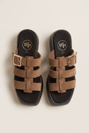 Flatform Sandals Buckle Detail - Mocha Suede-Flatform Sandals, Sandals, Shoes, TFP Collection, Women’s Collection, Slides, New In Shoes, New In Sandals, All, Summer Shoes Sale, Summer Sandals Sale, Sales, All but outlet, Editor’s Choice, Shoes Sales, Recommended products (Seguno), Gifts 50€ & Under, The Fashion Edit, Leather Shoes, SS 2026 Collection, TFP/Estil, Sandals New & Selected, Sandals SALE, Flatform SALE