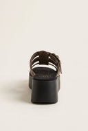Flatform Sandals Buckle Detail - Stone Suede-Flatform Sandals, Sandals, Shoes, TFP Collection, Women’s Collection, Slides, New In Shoes, New In Sandals, All, Summer Shoes Sale, Summer Sandals Sale, Sales, All but outlet, Editor’s Choice, Shoes Sales, Recommended products (Seguno), Gifts 50€ & Under, The Fashion Edit, Leather Shoes, SS 2026 Collection, TFP/Estil, Sandals New & Selected, Sandals SALE, Flatform SALE