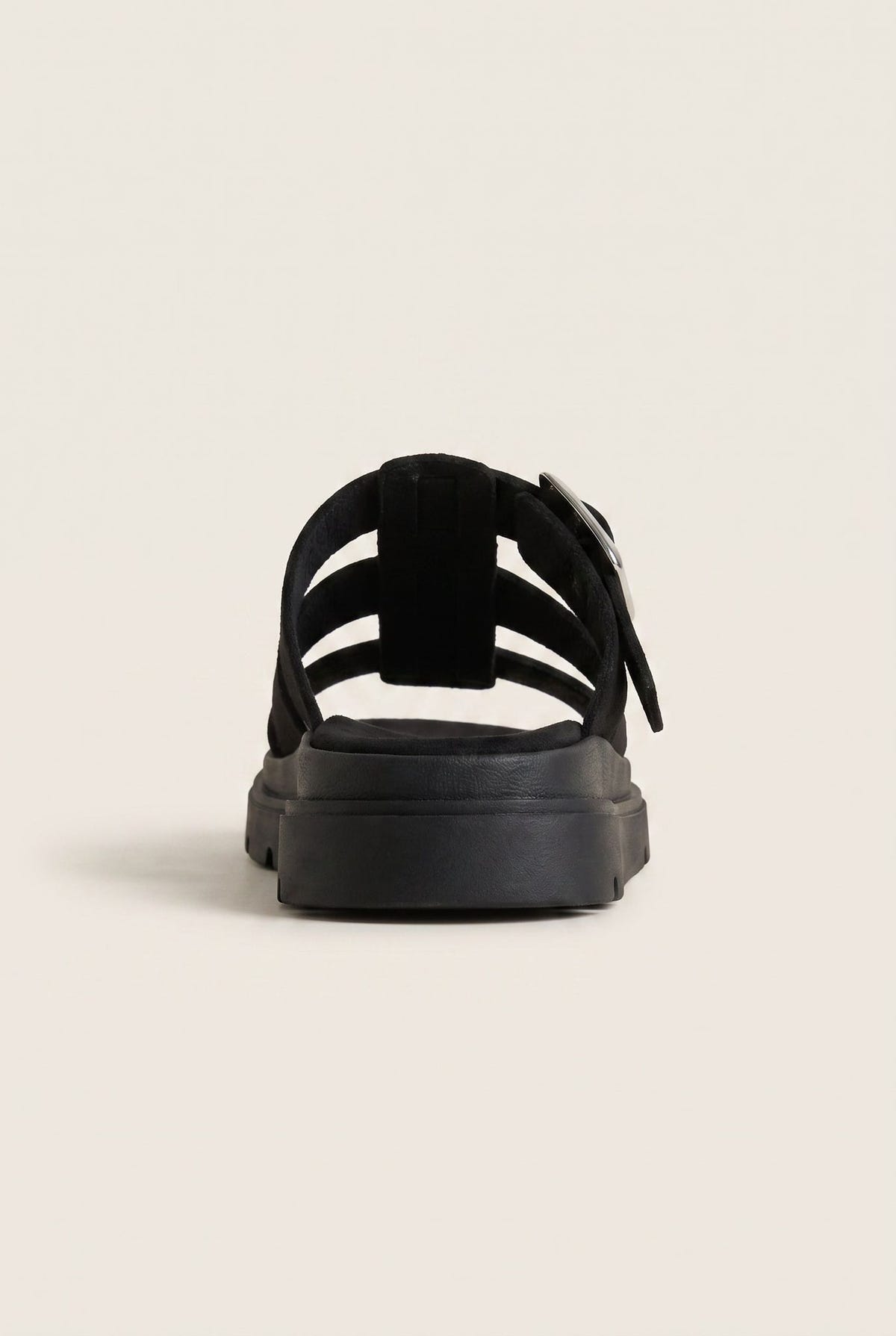 Flatform Sandals Side Buckle - Black Suede-Flatform Sandals, Sandals, Shoes, TFP Collection, Women’s Collection, New In Shoes, New In Sandals, All, Summer Shoes Sale, Summer Sandals Sale, Sales, All but outlet, Editor’s Choice, Shoes Sales, Gifts 50€ & Under, The Fashion Edit, Leather Shoes, SS 2026 Collection, TFP/Estil, Sandals New & Selected, Sandals SALE, Flatform SALE
