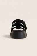 Flatform Sandals Side Buckle - Black Suede-Flatform Sandals, Sandals, Shoes, TFP Collection, Women’s Collection, New In Shoes, New In Sandals, All, Summer Shoes Sale, Summer Sandals Sale, Sales, All but outlet, Editor’s Choice, Shoes Sales, Gifts 50€ & Under, The Fashion Edit, Leather Shoes, SS 2026 Collection, TFP/Estil, Sandals New & Selected, Sandals SALE, Flatform SALE