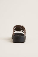 Flatform Sandals Side Buckle - Stone Suede-Flatform Sandals, Sandals, Shoes, TFP Collection, Women’s Collection, New In Shoes, New In Sandals, All, Summer Shoes Sale, Summer Sandals Sale, Sales, All but outlet, Editor’s Choice, Shoes Sales, Gifts 50€ & Under, The Fashion Edit, Leather Shoes, SS 2026 Collection, TFP/Estil, Sandals New & Selected, Sandals SALE, Flatform SALE