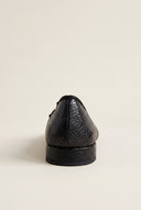 Μπαλαρίνες με μυτερή μύτη - Μαύρο σχέδιο φιδιού