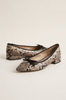 Μπεζ Snake Print
