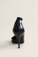 Stiletto Pumps Pointed Toe - Black Patent