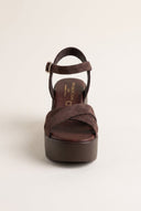 Platform Sandals Crossover Strap - Brown Suede-Best Sellers, Platforms, Shoes, TFP Collection, Women’s Collection, New In Shoes, All, Best Seller Shoes, Summer Shoes Sale, Sales, All but outlet, Editor’s Choice, Shoes Sales, Gifts 50€ & Under, The Fashion Edit, Leather Shoes, SS 2026 Collection, TFP/Estil, Platforms SALE, TEST — Best Sellers (Mini-PDP copy, not published)