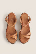 Flatform Sandals Crossover Strap - Tan Matte-Best Sellers, Flatform Sandals, Sandals, Shoes, TFP Collection, Women’s Collection, New In Shoes, New In Sandals, All, Best Seller Shoes, Summer Shoes Sale, Summer Sandals Sale, Sales, All but outlet, Last Pieces Shoes, Editor’s Choice, Shoes Sales, Recommended products (Seguno), Gifts 50€ & Under, The Fashion Edit, Last Pieces, Leather Shoes, SS 2026 Collection, TFP/Estil, Sandals New & Selected, Sandals SALE, Flatform SALE