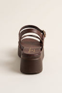 Flatform Sandals Crossover Strap - Brown Matte-Best Sellers, Flatform Sandals, Sandals, Shoes, TFP Collection, Women’s Collection, New In Shoes, New In Sandals, All, Best Seller Shoes, Summer Shoes Sale, Summer Sandals Sale, Sales, All but outlet, Last Pieces Shoes, Editor’s Choice, Shoes Sales, Recommended products (Seguno), Gifts 50€ & Under, The Fashion Edit, Last Pieces, Leather Shoes, SS 2026 Collection, TFP/Estil, Sandals New & Selected, Sandals SALE, Flatform SALE, TEST — Best Sellers (Mini-PDP