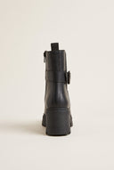 Chelsea Ankle Boots Chunky Sole - Black Matte