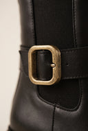 Chelsea Ankle Boots Chunky Sole - Black Matte