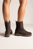 Chelsea Ankle Boots Dryflex – Braun Veloursleder