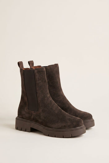 Chelsea Ankle Boots Dryflex - Brown Suede