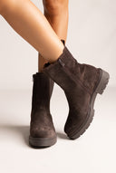 Chelsea Ankle Boots Dryflex – Braun Veloursleder