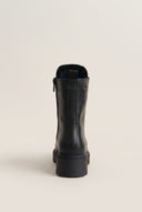 Ankle Boots Front Zip - Black Matte