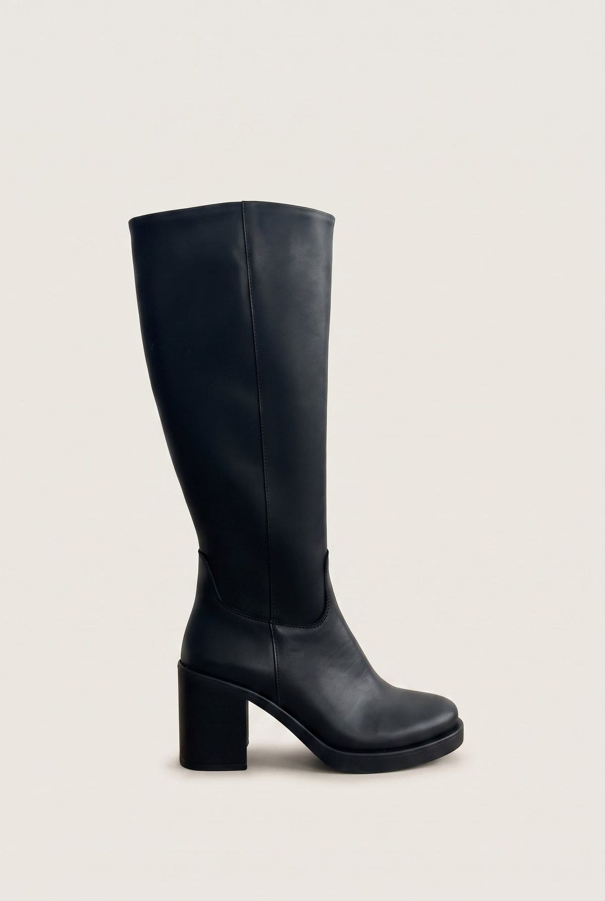 Boots Block Heel - Black Matte