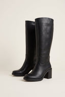 Boots Block Heel - Black Matte