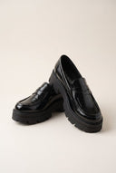 Chunky Sole Loafers Penny - Black Patent