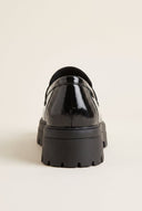 Chunky Sole Loafers Penny - Black Patent