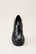 Chunky Sole Loafers Penny - Black Patent