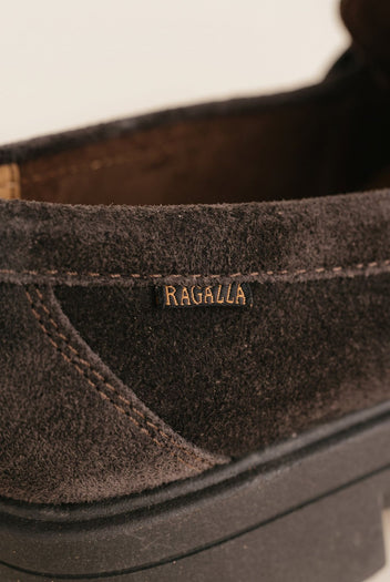 Chunky Sole Loafers Penny - Brown Suede