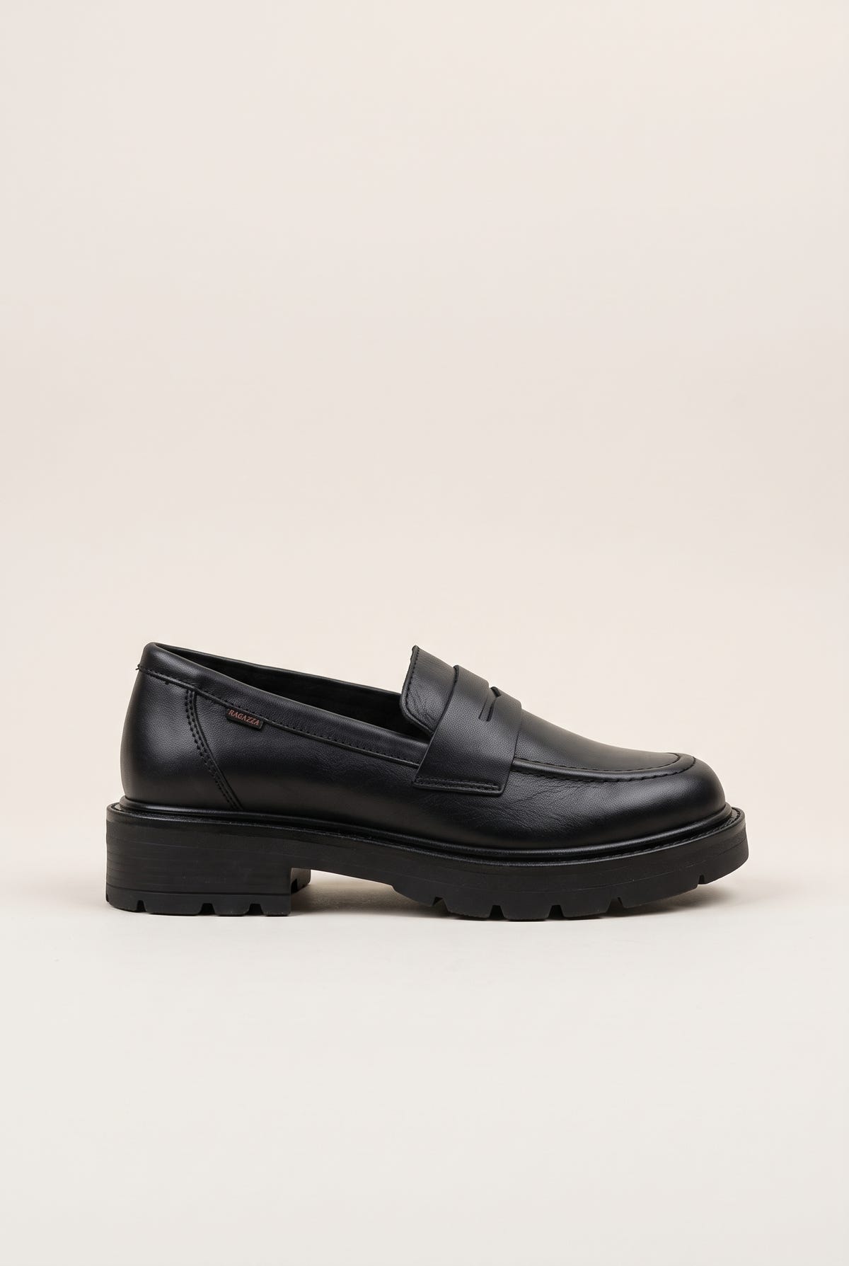 Loafers με Chunky σόλα - Μαύρο Ματ