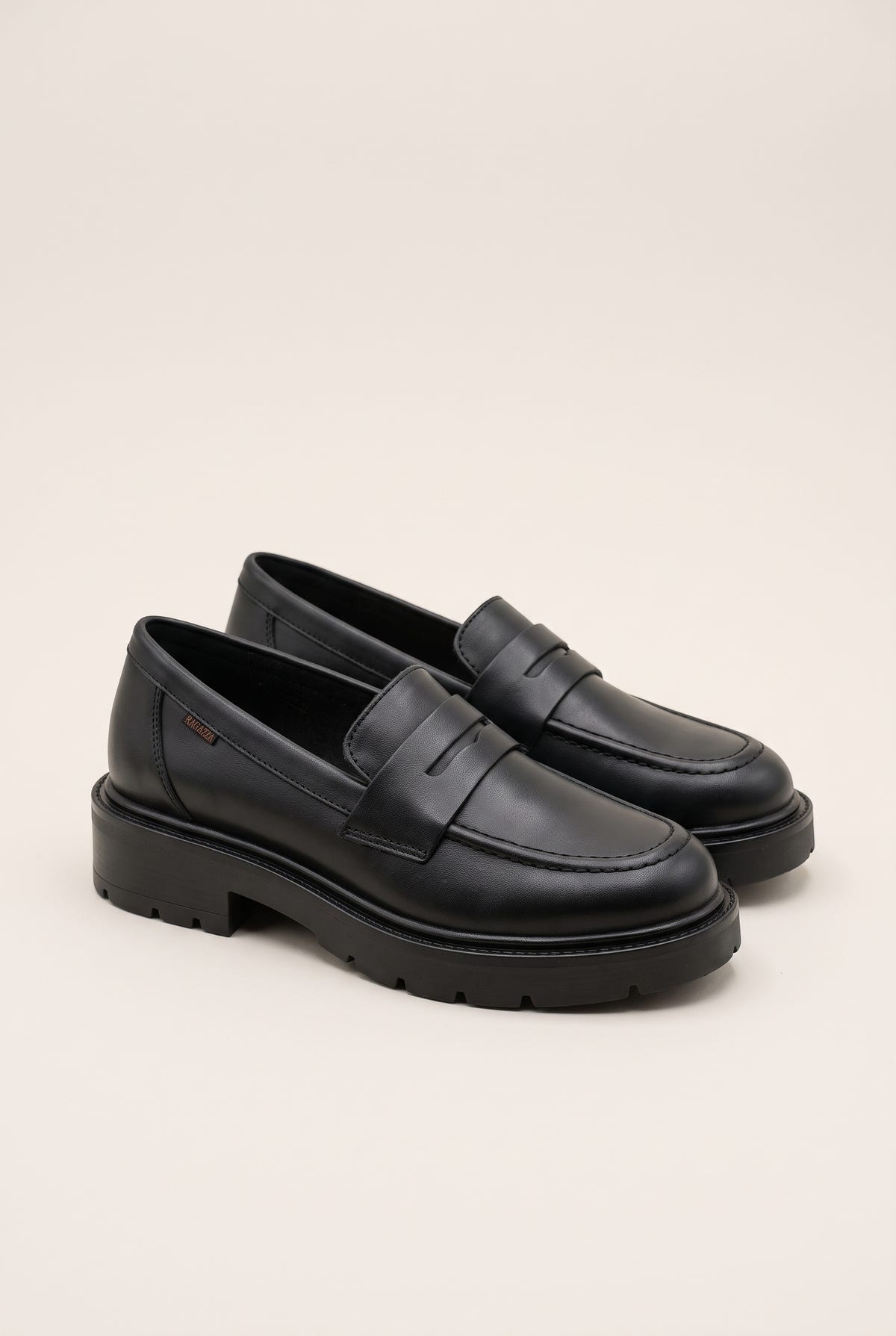 Loafers με Chunky σόλα - Μαύρο Ματ