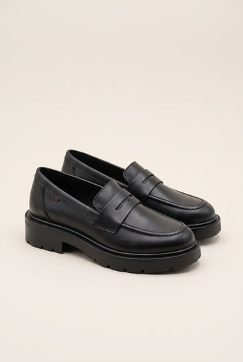 Loafers με Chunky σόλα - Μαύρο Ματ