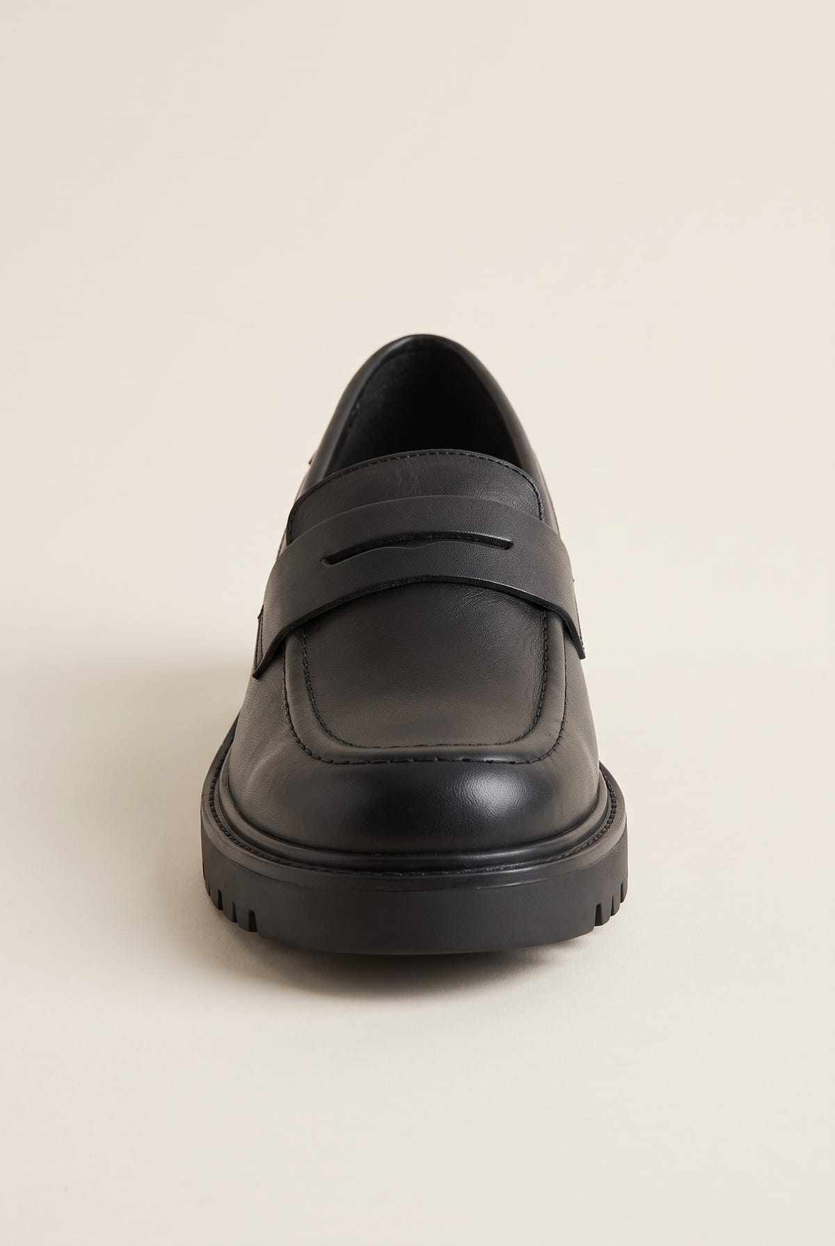 Loafers με Chunky σόλα - Μαύρο Ματ