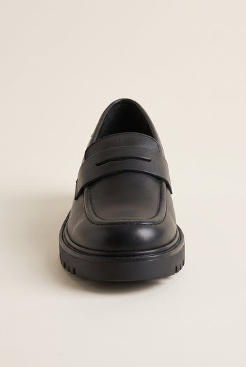 Loafers με Chunky σόλα - Μαύρο Ματ