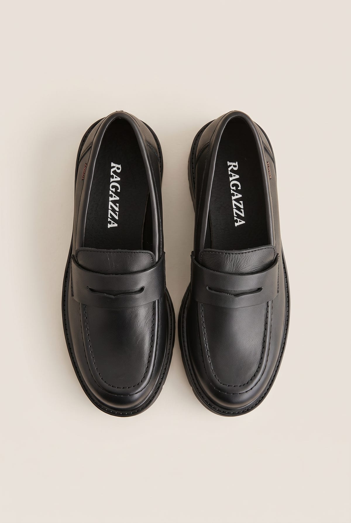 Loafers με Chunky σόλα - Μαύρο Ματ