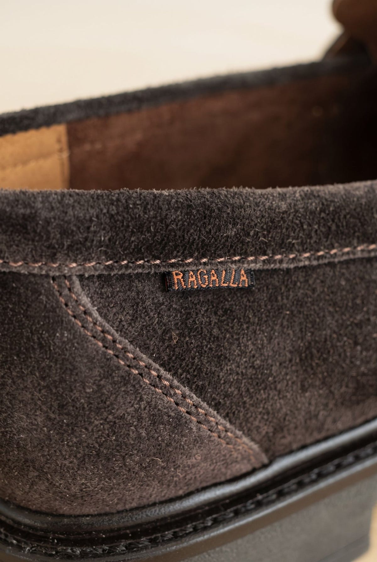 Chunky Sole Loafers Penny - Brown Suede