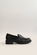 Chunky Sole Loafers Penny - Black Patent