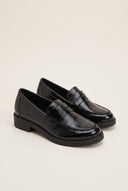 Chunky Sole Loafers Penny - Black Patent