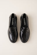 Chunky Sole Loafers Penny - Black Patent