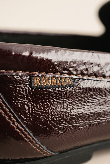 Loafers Fringe Detail - Burgundy Patent