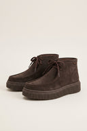 Chukka Boots Platform Gum Sole - Brown Suede